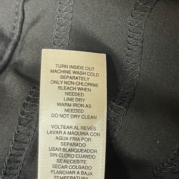 Chicos Pants Womens 2 Ankle Large 12 Black So Slimming Waist Panel‎ Stretch - Picture 14 of 16